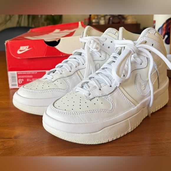 [DH3718-100] Womens Nike Dunk High Up - Picture 1 of 7